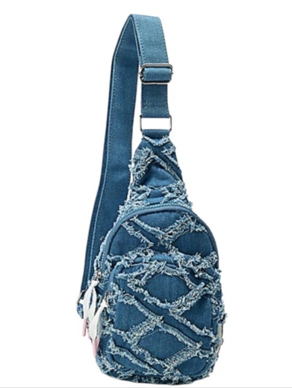 Wildfox 💋Denim Quilted Sling Bag (Blue 💙)
